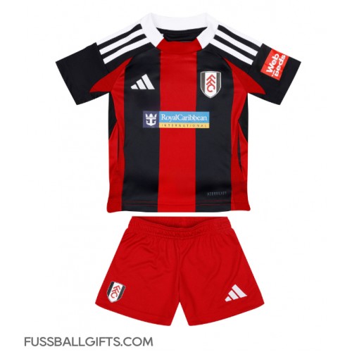 Fulham Fußballbekleidung Auswärtstrikot Kinder 2024-25 Kurzarm (+ kurze hosen)